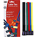 Belkin® Nylon Tie Wraps, 8", Assorted Colors, Pack Of 6 1 thumbnail image