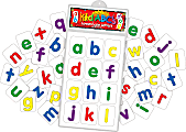 Barker Creek® Magnets, Magnetic KidABC's™, Lowercase Letters, Grades Pre-K–2, Pack Of 38