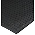 Genuine Joe Air Step Anti-Fatigue Mat, 3' x 12', Black