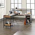 Sauder® Boulevard Café® 61"W L-Shaped Computer Desk, Vintage Oak