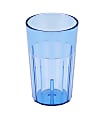 Cambro Newport Styrene Tumblers, 14 Oz, Slate Blue, Pack Of 36 Tumblers