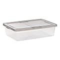 Iris® Snap Top Storage Box, 7 Gallon, Clear