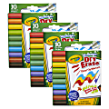 Crayola Washable Dry-Erase Markers, Dura-Wedge Tip, Assorted Colors, Pack Of 10 Markers, Set Of 3 Packs 1 thumbnail image