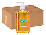 GOJO® Micrell Antibacterial Liquid Lotion Hand Soap, Fresh Scent, 12 Oz, Case Of 12 Bottles