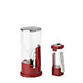 Honey-Can-Do Coffee And Sugar Dispenser Set, Red/Chrome 1 thumbnail image
