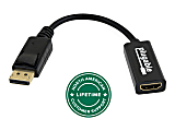 Plugable DPM-HDMIF - Adapter - DisplayPort male locking to HDMI female - 4K support, passive 1 thumbnail image