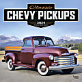 2024 Brown Trout Monthly Square Wall Calendar, 12" x 12", Classic Chevy Pickups OFFICIAL, January To December