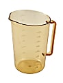 Cambro High-Heat Measuring Cup, 128 Oz, Amber 1 thumbnail image