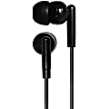Hamilton Buhl Silicone Ear Buds - Stereo - Mini-phone (3.5mm) - Wired - Binaural - In-ear - 4 ft Cable - Black