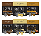 Bestpresso Single-Serve Coffee Freshpacks, Variety Pack, Carton Of 120, 6 x 20 Per Box