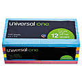 Universal® Self-Stick Bright Note Pads, 3" x 3", Assorted Colors, 100 Sheets Per Pad, Pack Of 12 Pads