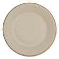 World Centric® Fiber Plates, Ripple Edge, 6-1/8" Diameter, Natural, Pack Of 1,000 Plates 1 thumbnail image