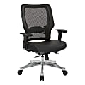 Office Star™ Space Seating 63 Series Ergonomic Vertical Mesh Mid-Back Chair, Black