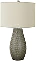 Monarch Specialties Sonny Table Lamp, 24”H, Ivory/Gray 1 thumbnail image