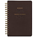 AT-A-GLANCE® Signature Collection Academic 2024-2025 Weekly Monthly Planner, Brown, Small, 5" x 8" 1 thumbnail image