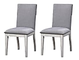 Coast to Coast Accent Dining Chairs, Gray, Set Of 2 Chairs 1 thumbnail image