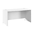 Bush Business Furniture Hampton Heights 60"W Office Desk, White, Standard Delivery