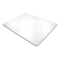 Floortex® Cleartex® Enhanced Polymer Rectangular Chair Mat For Hard Floors, 36" x 48", Clear