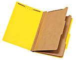 Pendaflex® Standard Classification Folders With Fasteners, 8 1/2" x 14", Legal Size, Yellow, Box Of 10