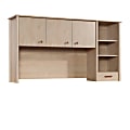 Sauder® Whitaker Point Large Hutch With Storage, 36-1/4”H x 66”W x 15-1/2”D, Natural Maple