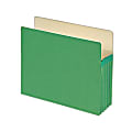 Smead® Color File Pockets, 5 1/4" Expansion, 9 1/2" x 11 3/4", Green, Pack Of 10 1 thumbnail image