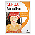 Xerox® Waterproof Multipurpose Paper, Semi Gloss, 8 1/2" x 11", 3.7 Mil, Pack Of 25 Sheets