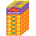 Trend Stinky Stickers, Emoji Cheer/Orange, 60 Per Pack, 6 Packs