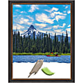 Amanti Art Rectangular Wood Picture Frame, 25” x 31”, Matted For 22” x 28”, Ashton Black