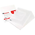 Universal 50780 Deluxe Locking Project File - Letter - 8.5" x 11" - 50 Sheet - 25 / Pack - Clear 1 thumbnail image