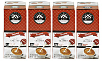 Executive Suite® Liquid Coffee Creamer, Hazelnut Flavor, 0.38 Oz Single Serve, Case Of 192, 4 x 48 Per Pack