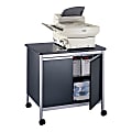 Safco® Deluxe Machine Stand, 30 1/8"H x 32"W x 24 1/2"D, Black/Silver 1 thumbnail image