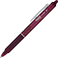 FriXion® Erasable Gel Pens, Pack Of 12, Medium Point, 0.7 mm, Burgundy Barrel, Burgundy Ink