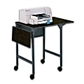 Safco® Machine Stand With Drop Leaves, Black 1 thumbnail image