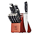Henckels Forged Accent 15-Piece Knife Block Set, Brown 1 thumbnail image
