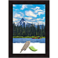 Amanti Art Wood Picture Frame, 30" x 42", Matted For 24" x 36", Portico Espresso