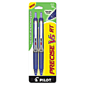 Pilot Precise V5 RT Extra-Fine Premium Retractable Rolling Ball Pens - Extra Fine Pen Point - 0.5 mm Pen Point Size - Needle Pen Point Style - Refillable - Blue - Blue Barrel - 1 / Pack