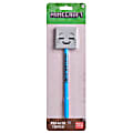 Minecraft 2D Licensed Topper Ballpoint Pen, Medium Point, 0.77 mm, Blue Ink, Quantity 1 1 thumbnail image