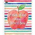 Teacher Created Resources 40-Week Watercolor Lesson Plan/Record Book, 8-1/2" x 11", Multicolor