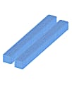 Gritt Commercial Premium Microfiber Hook & Loop Wet Mop Pads, 48", Blue, Pack Of 12 Pads