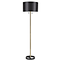 Lumisource Hilton Contemporary Floor Lamp, Black/Gold
