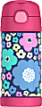 Thermos® Stainless-Steel Funtainer Bottle, 12 Oz, Pink With Flower Print 1 thumbnail image