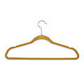 Honey Can Do Velvet Hangers, Beige, Pack Of 50 Hangers