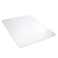 Deflecto Earth Source® Chair Mat For Hard Floors, Straight Edge, 36" x 48", Clear