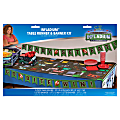 Amscan Plastic Football Scene Setter and Banner Kit, 65" x 32-1/2", 2 Per Pack, Case Of 4 Packs 1 thumbnail image