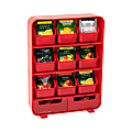 Mind Reader 11 Removable Drawer Tea Bag Organizer, 13-3/4"H x 3-1/4"W x 10-1/4"L, Red 1 thumbnail image