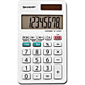 Sharp® EL-244WB 8-digit Professional Pocket Calculator