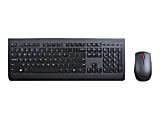 Lenovo Professional Combo - Keyboard and mouse set - wireless - 2.4 GHz - Canadian French