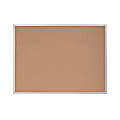 U Brands Cork Bulletin Board, 48" X 36", Silver Aluminum Frame, Actual Size 47" X 35" (022U00-01) 1 thumbnail image