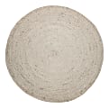 Anji Mountain Kerala Natural Jute Rug, 8', Ivory