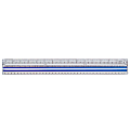 Westcott 15 Data Processing Magnifying Ruler, Clear (40711)